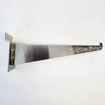 Reeve 98-8 Heavy Duty Slatwall Shelf Bracket Brushed Stainless 8" W/lip New!. Fixed Price $5.97.