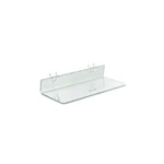 Azar Displays Clear Acrylic Shelf For Pegboard & Slatwall 13.5" X 4" 2", 4-PK. Fixed Price $50.13.