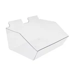Sswbasics Clear Plastic Dump Bin For Slatwall (set Of 2) 12" X 5.5" 9.5". Fixed Price $38.00.
