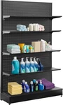 Pegboard Display Stand, 4X6.5 Feet Gondola Retail Shelving Wall For Conv. Fixed Price $421.99.