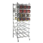 New Age 1250 Stationary Full Size Rack Holds (162) #10 Cans. Fixed Price $925.50.