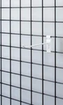 Lot Of 100 Wire Hooks 8" White Peg Gridwall 6MM Tubing 3" Oc Display. Fixed Price $66.97.