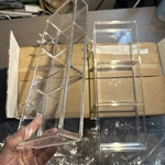 Azar Displays 225503 3-COMPARTMENT Acrylic Trays. Fixed Price $27.00.