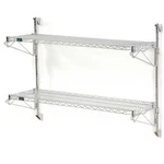 Nexel Wall Mount Wire 2-SHELF Starter Unit 36"W 14"D 34"H. Fixed Price $179.89.