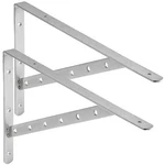 Shelf Brackets 19 Inch (1 Pair) Heavy Duty Stainless Steel Solid Large Triang.... Fixed Price $43.35.