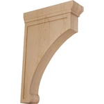 Ekena Millwork BKTW02X08X12GOAL Extra Large Gomez Wood Brackets 1/2W. Fixed Price $90.45.