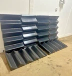 Lot Of 6, Marco, VEG-301 Bk, Black Plastic 5 Steps Display Riser Merchandiser. Fixed Price $104.39.