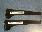 Knape & Vogt 180 Black 8" Shelf Bracket, Lot Of 2, Free Shipping. Fixed Price $10.00.