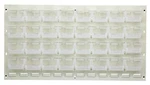 Quantum Storage QLP-3619HC-210-32CL Clear Oyster White Bin Louvered Panels. Fixed Price $206.36.