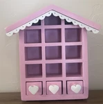 Urban Outfitters Adorable Mini Pink Cottagecore Wall Trinket Shelf With Drawers. Fixed Price $34.99.