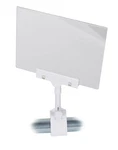 Sswbasics Acrylic Sign Holder With Clamp - 5 1/2"W X 7 Set Of 3. Fixed Price $32.26.