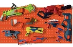 Skywin 2 Pack Wooden Pegboard Wall Organizer For Nerfgun 13 X 0.31 Inches. Fixed Price $75.00.