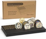 Samplife Rack,challenge Coins Display Stand Shelves Wooden Army Collecti.... Fixed Price $19.99.