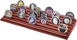 Piaohao 6 Military Challenge Coin Display Case - Natural Solid Wood Brown. Fixed Price $26.99.