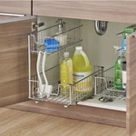 Trinity Wire Undersink Organizer With Slide 2-PACK Instant Pull-out Access New. Fixed Price $29.99.
