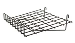 Econoco BLKS/91 Black 1/4" Wire Slant Shelf W/front Lip Grid Panel (pack Of 4). Fixed Price $104.48.