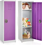 Purple Kids Steel Storage Locker With Key & Hanging Rods - 1 Door, 48. Fixed Price $260.99.