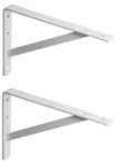 Knape & Vogt 20" White Epoxy Finish Heavy Duty "l" Brackets 208 500 - Pack. Fixed Price $48.78.