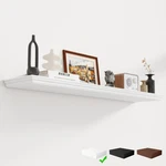 48" Classic Crown Molding Floating Shelves - Rustic White Wall Decor, 1 Pack. Fixed Price $116.99.