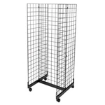 Sswbasics 2 Foot X Black Grid Gondola Unit - Durable Retail Display Rack. Fixed Price $156.95.