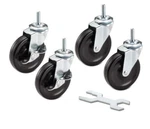 Trinity 4X1 800LBS Max Capacity 3/8" Thread Caster Wheel Set Of (4) EW01. Fixed Price $39.98.