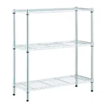 Hdx 3-TIER Steel Wire Shelving Unit Chrome (24 In. 30 14 D). Fixed Price $29.99.