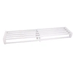 Closet Shelf Expandable 28" - 48" White No Cutting Wall Mount 200LBS Capacity. Fixed Price $107.50.