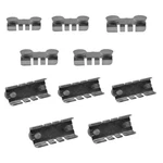 Hang Glass Wood Metal Shelves With Shelf Rest Clips & Rubber Cushions 10 Pc. Fixed Price $16.77.