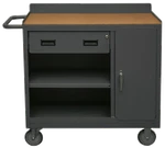 Durham 2212A-TH-LU-95, Steel Mobile Cabinet, Shelf, Drawer & Lockable Storage. Fixed Price $1003.09.