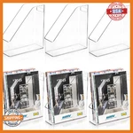 Wringkit Pack Clear Magazine Holder File Rack, Vertical With Handle 9.8X3X10.6. Fixed Price $75.96.