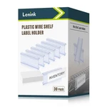 Lenink 30PCS Wire Shelf Label Holders,plastic Rack 3IN, Transparent. Fixed Price $14.76.
