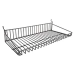 Display Slatwall Sunlite BASKET16X8.5X2 Black. Fixed Price $19.95.