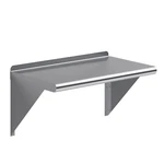 14" X 24" Metal Shelf Nsf Stainless Steel Wall Mount Floating Shelving. Fixed Price $49.95.