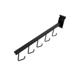 Sswbasics 5-J-HOOK Waterfall Black Faceout For Wire Grid And Wall Pack. Fixed Price $38.33.
