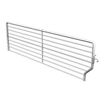 Lot Of New Lozier Wire Binning Front Fence 21 1/2" X 6" Chrome Silver. Fixed Price $79.99.