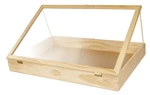 Inch Portable Natural Pine Wood Countertop Display Case - 24"W X 36"L 4"D. Fixed Price $152.96.