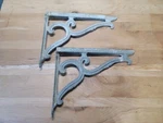 Antique Shelf Wall Brackets Architectural Salvage Ca Blessing Pat. 1880 Real Old. Fixed Price $169.99.