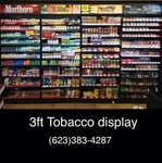 Cigarette Display Rack Shelving Tobacco Fixture 10 Pull Out Shelves 1PCS 3FT. Fixed Price $2339.10.