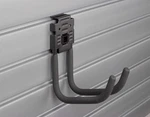 6 Slatwall J Hook, Locking Bracket, Tool Storage, Garage, Panels, Hanger,. Fixed Price $51.19.