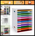 12" X Scrapbook Paper Organizer - Slots File Sorter Storage Rack For Home. Fixed Price $79.99.