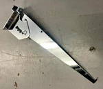 Chrome Store Display Fixture Slatwall Shelf Bracket 12" Adjustable With Lip New. Fixed Price $49.99.