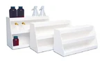 Fisher Scientific Trippnt Angled Triple Safety Shelf, 24 X 18 9. Fixed Price $45.00.