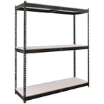 Hallowell 18" 48" 84" Black 3- Shelf Boltless Shelving Decking, 2310LB Capacity. Fixed Price $771.27.