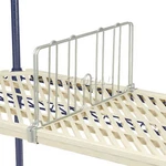 Nexel PMD21Z 21"L 8"H Shelf Divider Poly-z-brite Finish. Fixed Price $24.98.