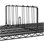 (6) Metro DD14C Super Erecta 8" High Shelf Divider For Wire Shelves, Chrome. Fixed Price $40.00.