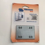Simon Rack Union Plate For Shelving Blister 2 Pletinas De New. Fixed Price $14.99.