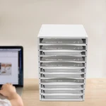 Document Organizer Vertical Desktop Sorter 11-COMPARTMENTS Paper Storage Holder. Fixed Price $36.14.