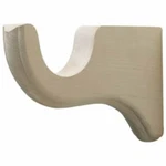Pair Kirsch Unfinished Wood Trend Bracket 6" Return For 1-3/8" Pole 5614EG091. Fixed Price $24.99.