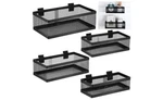 Coume Black Slatwall Small Baskets 4 Sizes Metal Mesh Wire Organizing. Fixed Price $69.33.