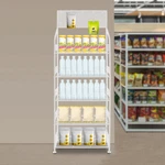 5-TIER Snack Candy Display Shelf Retail Cases W/ Hooks & Adjustable Feet. Fixed Price $125.08.
